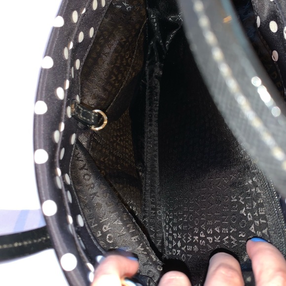 Kate Spade Black & White Nylon Blake Ave Purse - Picture 8 of 14